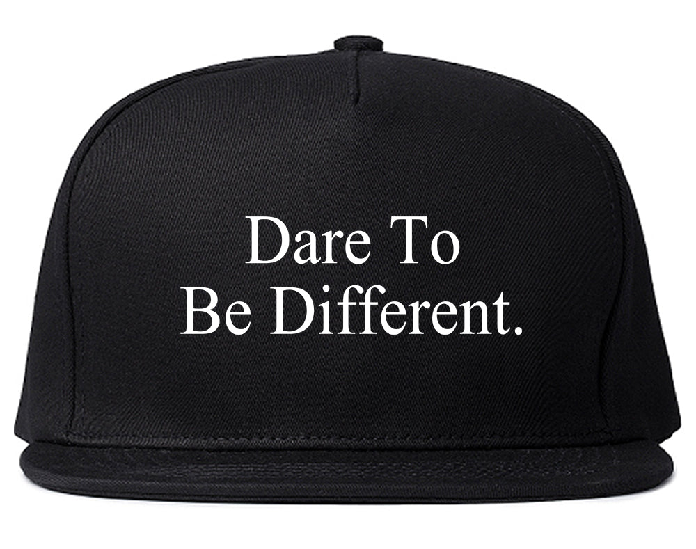 Dare_To_Be_Different Mens Black Snapback Hat by Kings Of NY