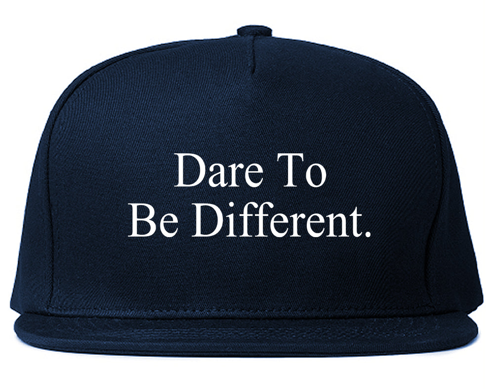 Dare_To_Be_Different Mens Blue Snapback Hat by Kings Of NY