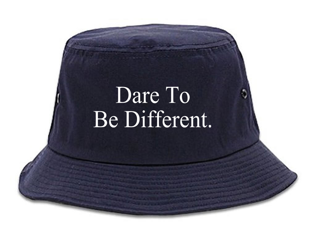 Dare_To_Be_Different Mens Blue Bucket Hat by Kings Of NY