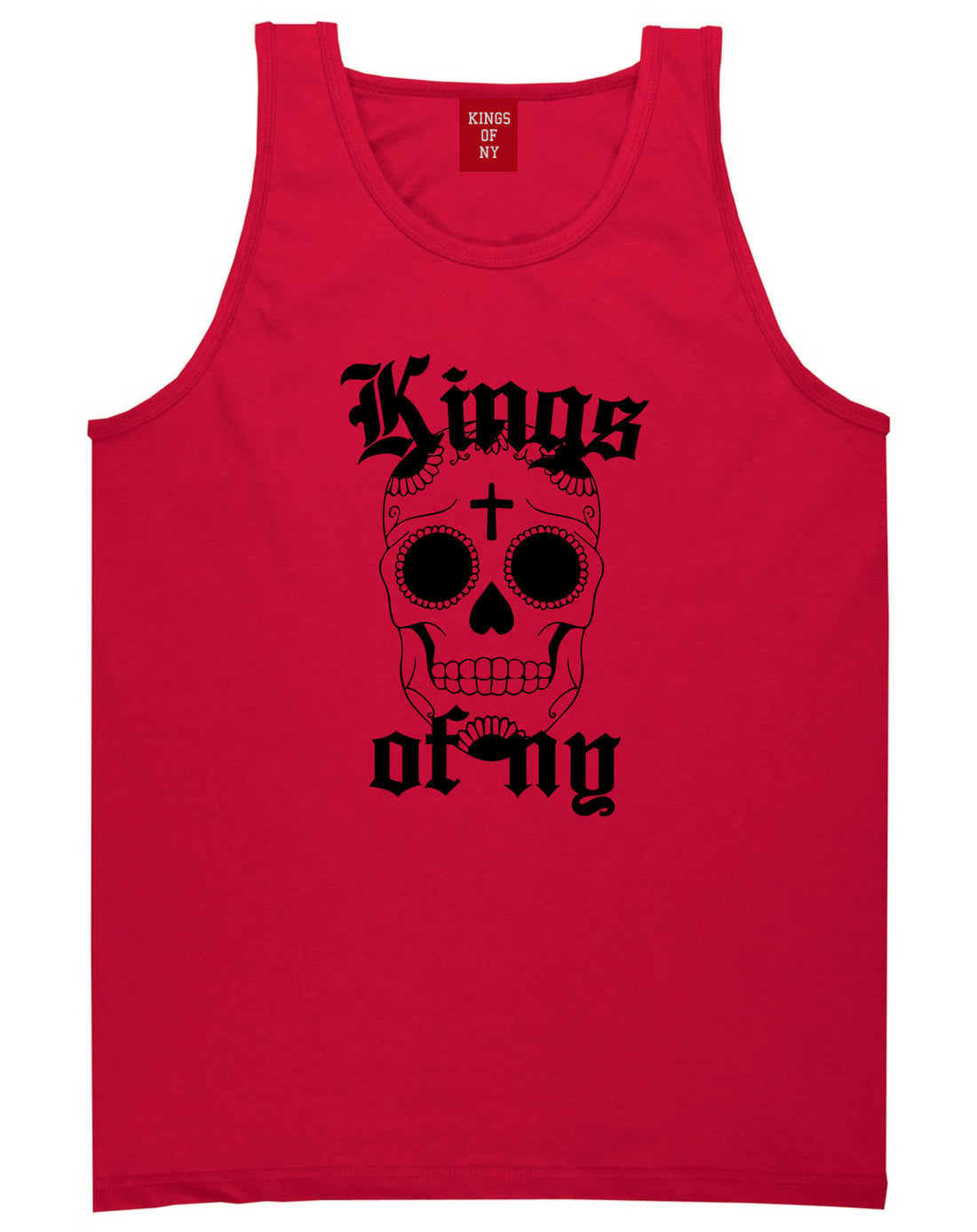 Day Of The Dead KONY Mens Tank Top Shirt Red by Kings Of NY