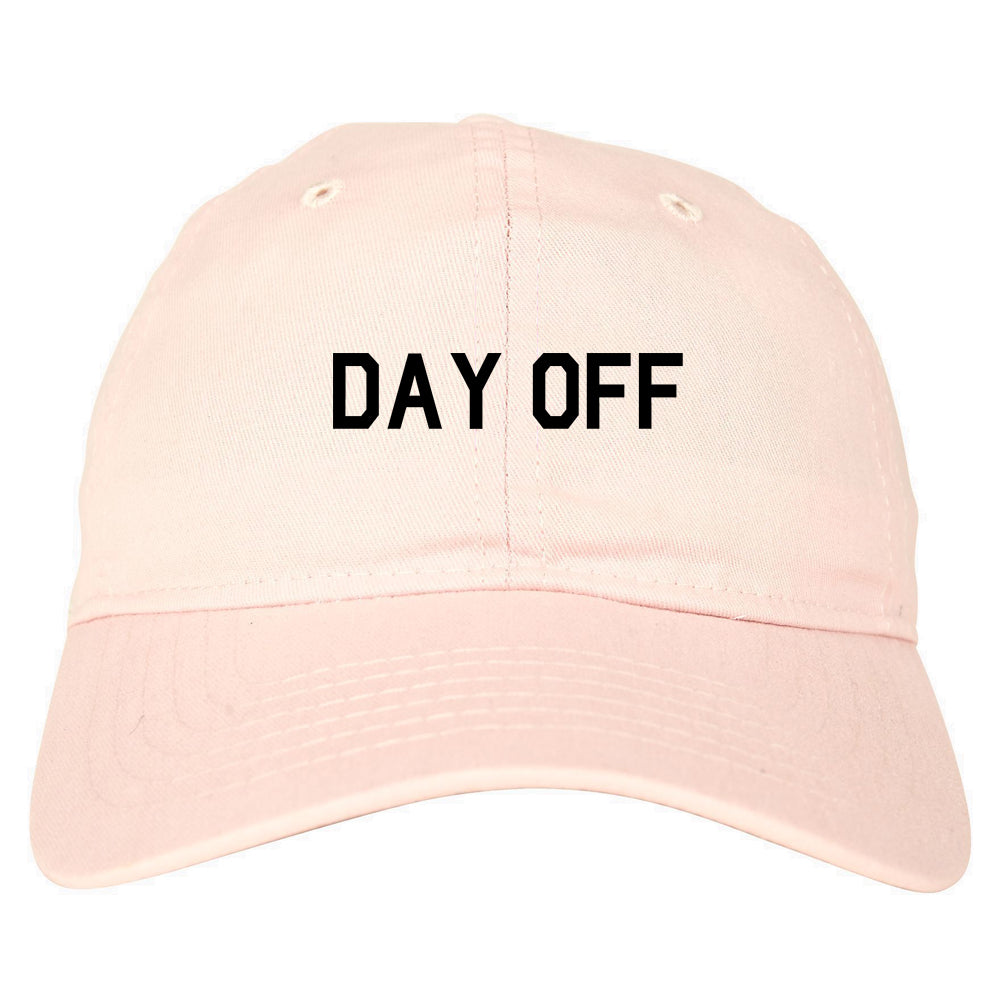 Day_Off Mens Pink Snapback Hat by Kings Of NY