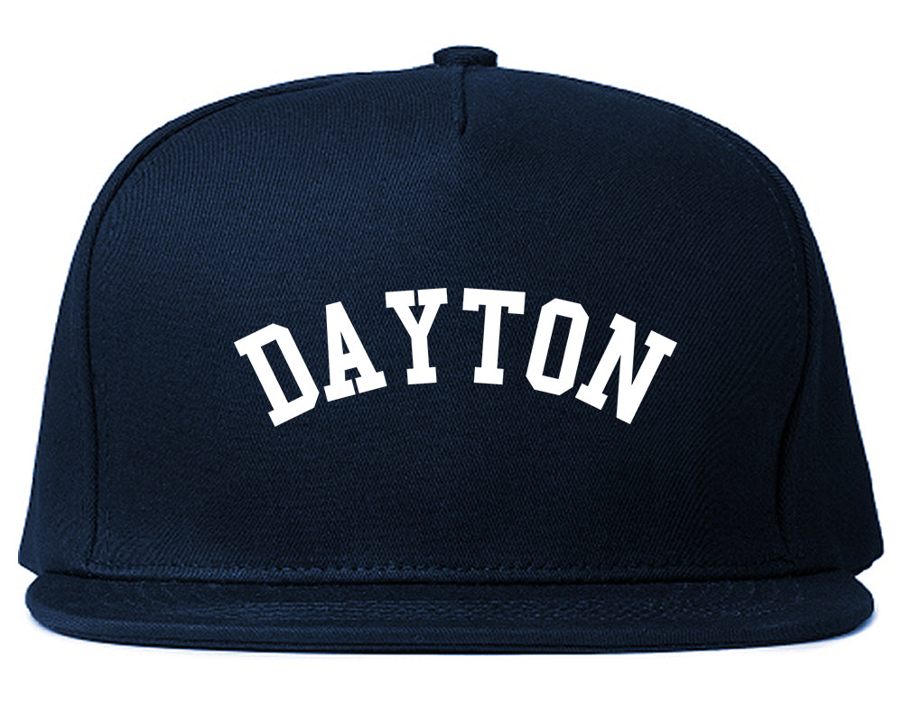 Dayton_Ohio Mens Blue Snapback Hat by Kings Of NY