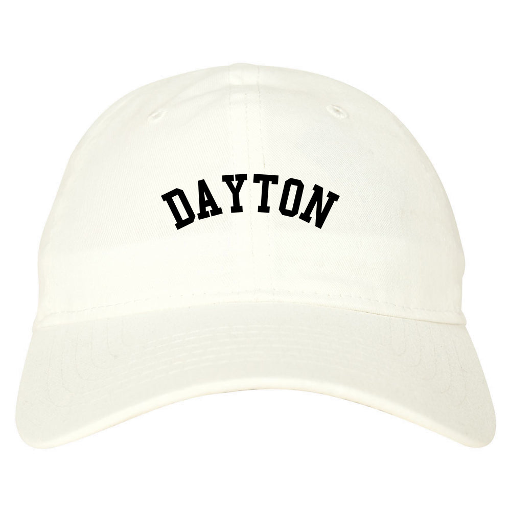Dayton_Ohio Mens White Snapback Hat by Kings Of NY