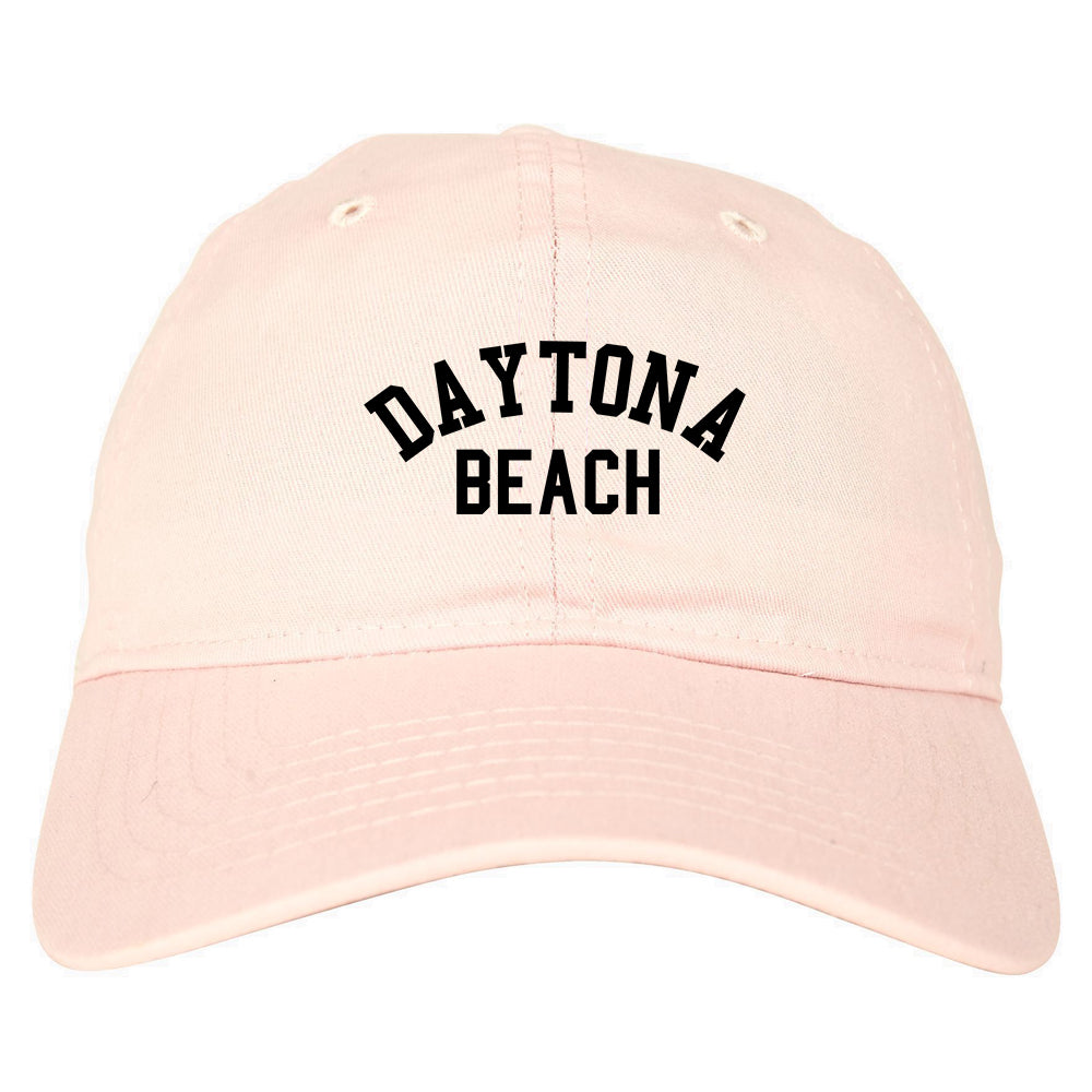 Daytona_Beach_Florida Mens Pink Snapback Hat by Kings Of NY