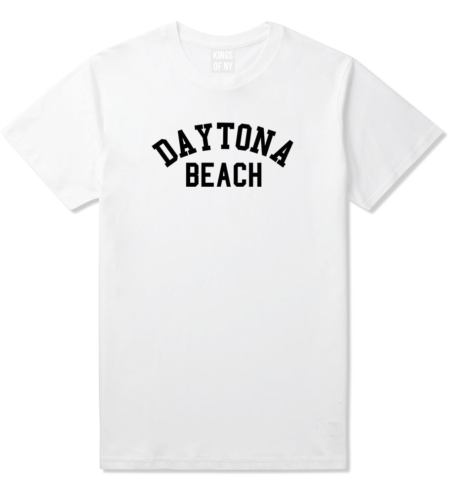 Daytona_Beach_Florida Mens White T-Shirt by Kings Of NY