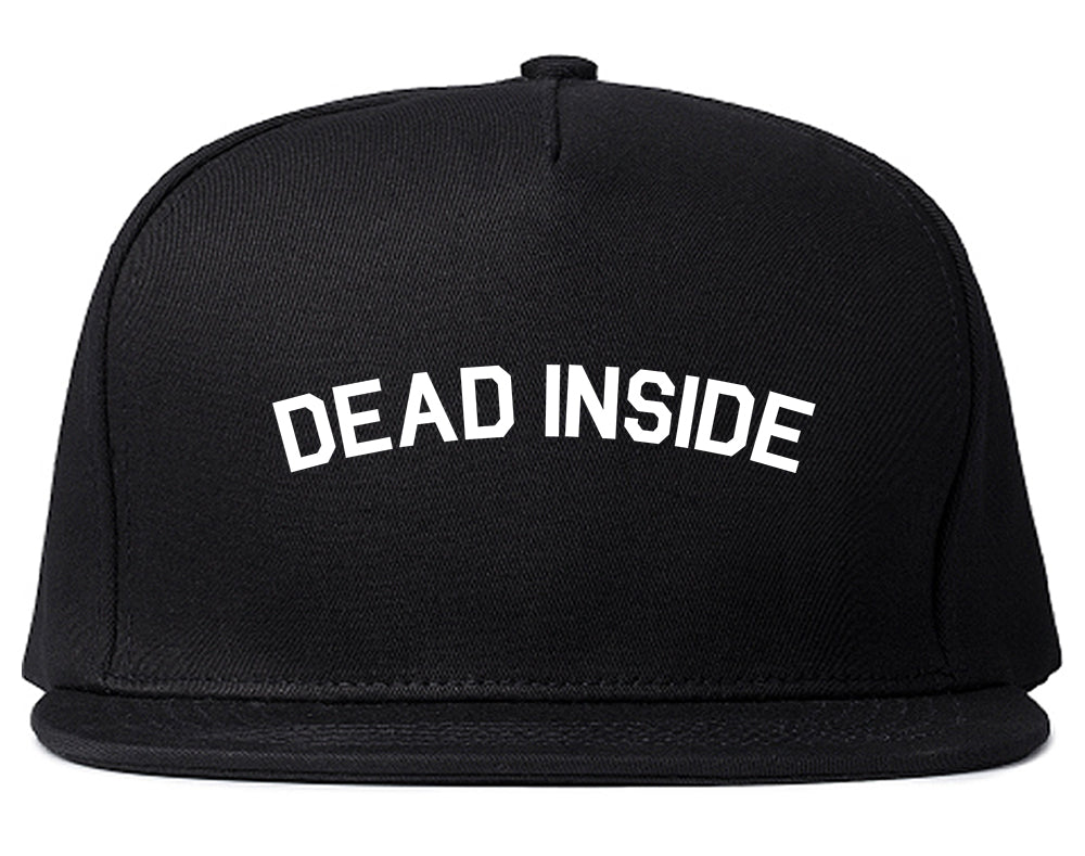 Dead Inside Arch Mens Snapback Hat Black