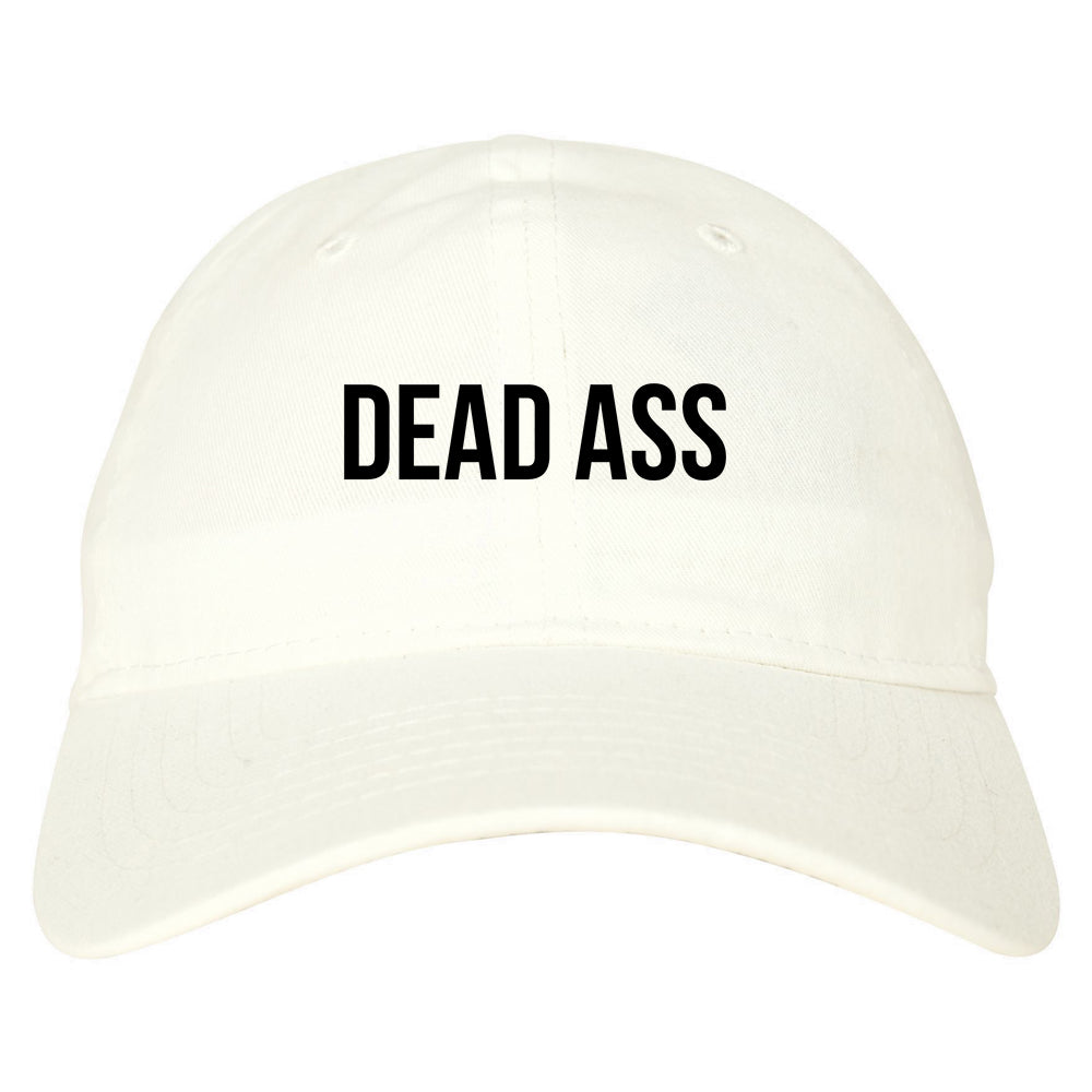 Dead_Ass Mens White Snapback Hat by Kings Of NY