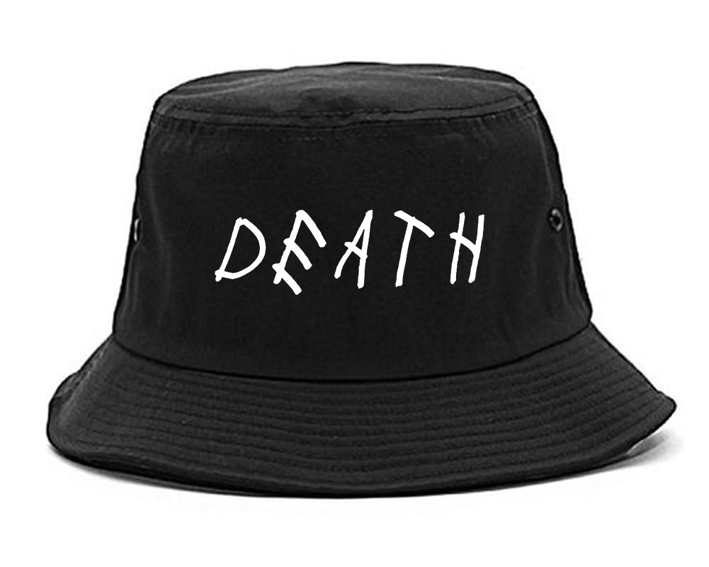 Death_Font Mens Black Bucket Hat by Kings Of NY