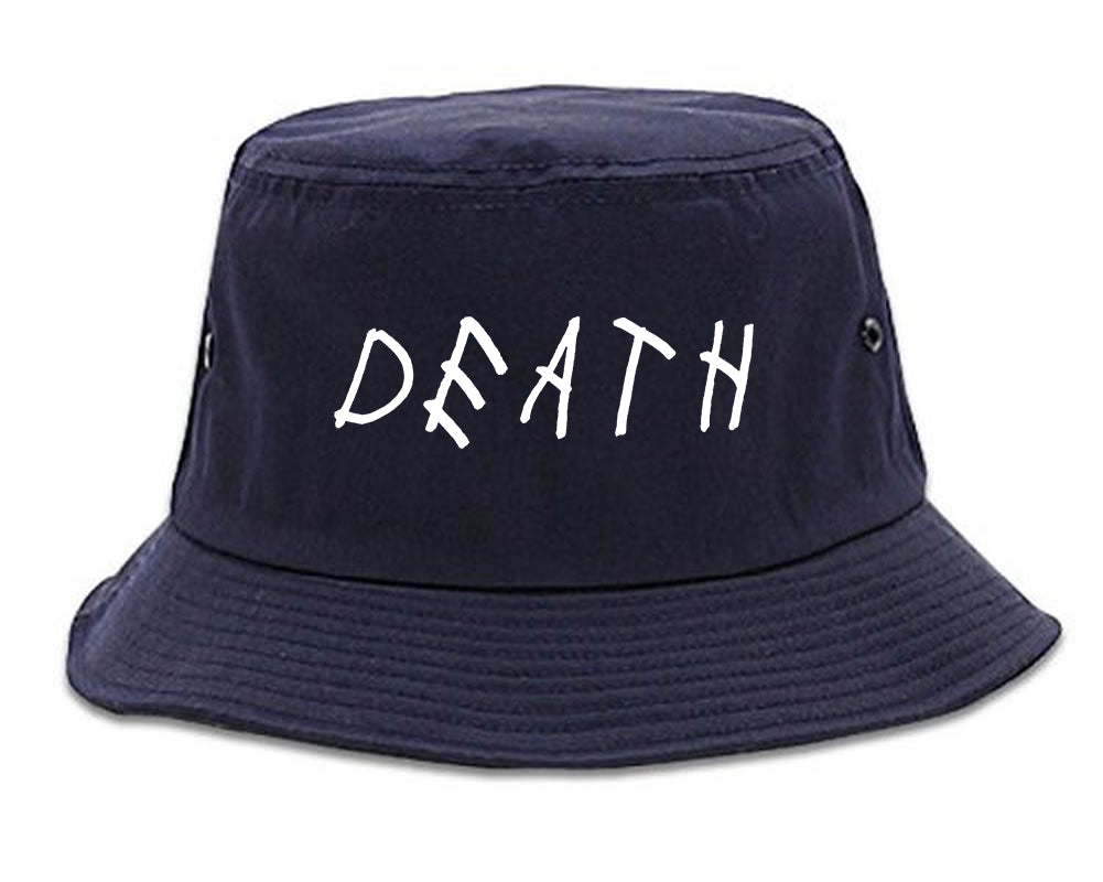 Death_Font Mens Blue Bucket Hat by Kings Of NY