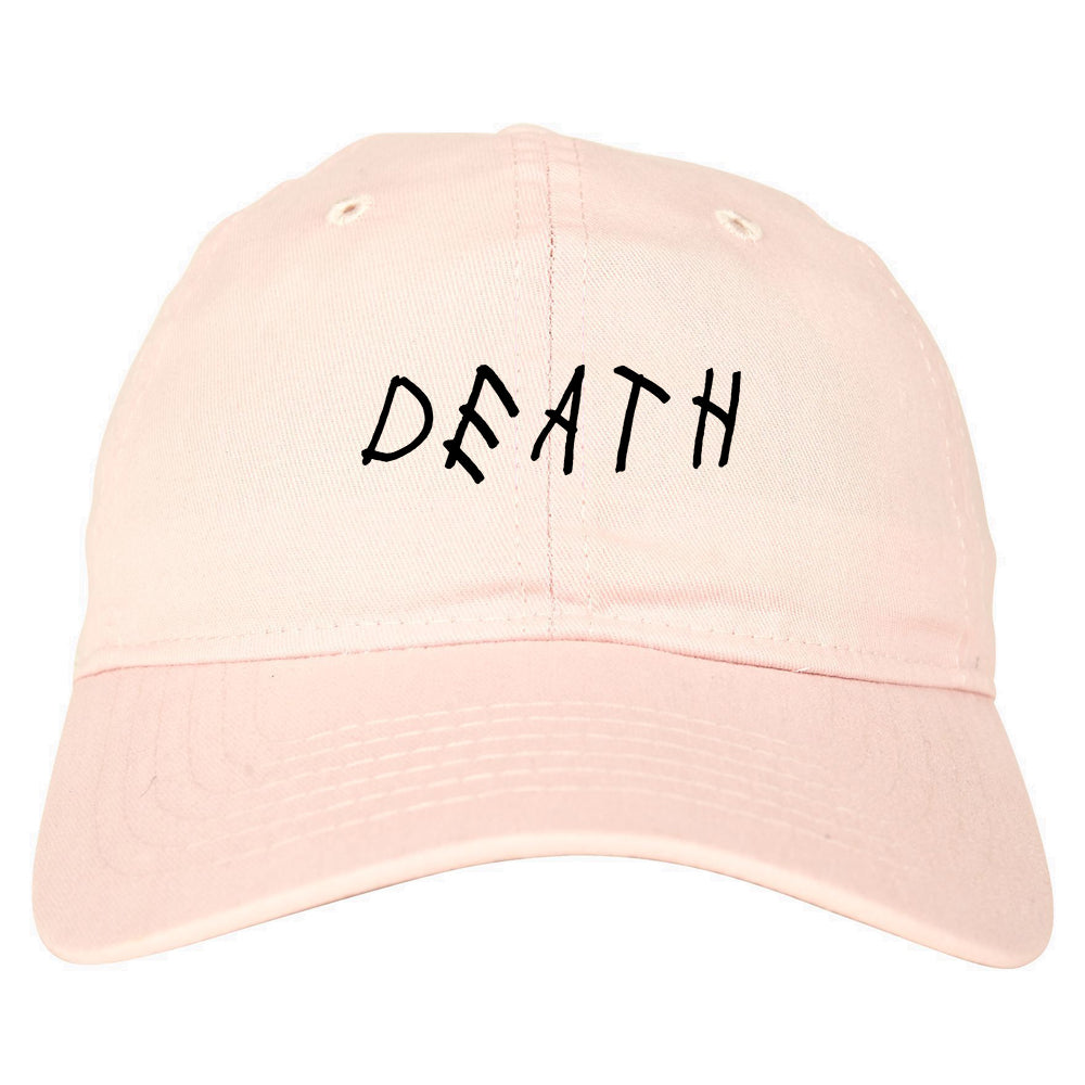 Death_Font Mens Pink Snapback Hat by Kings Of NY