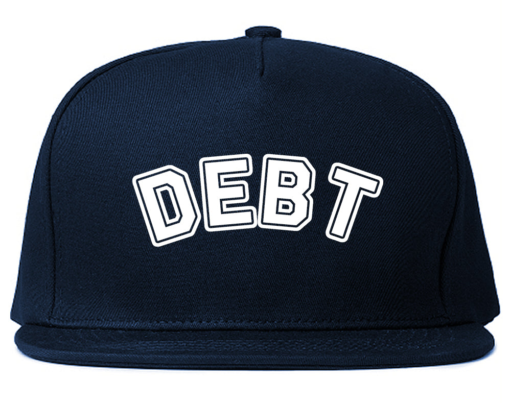 Debt_Life Blue Snapback Hat