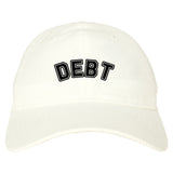 Debt_Life White Dad Hat