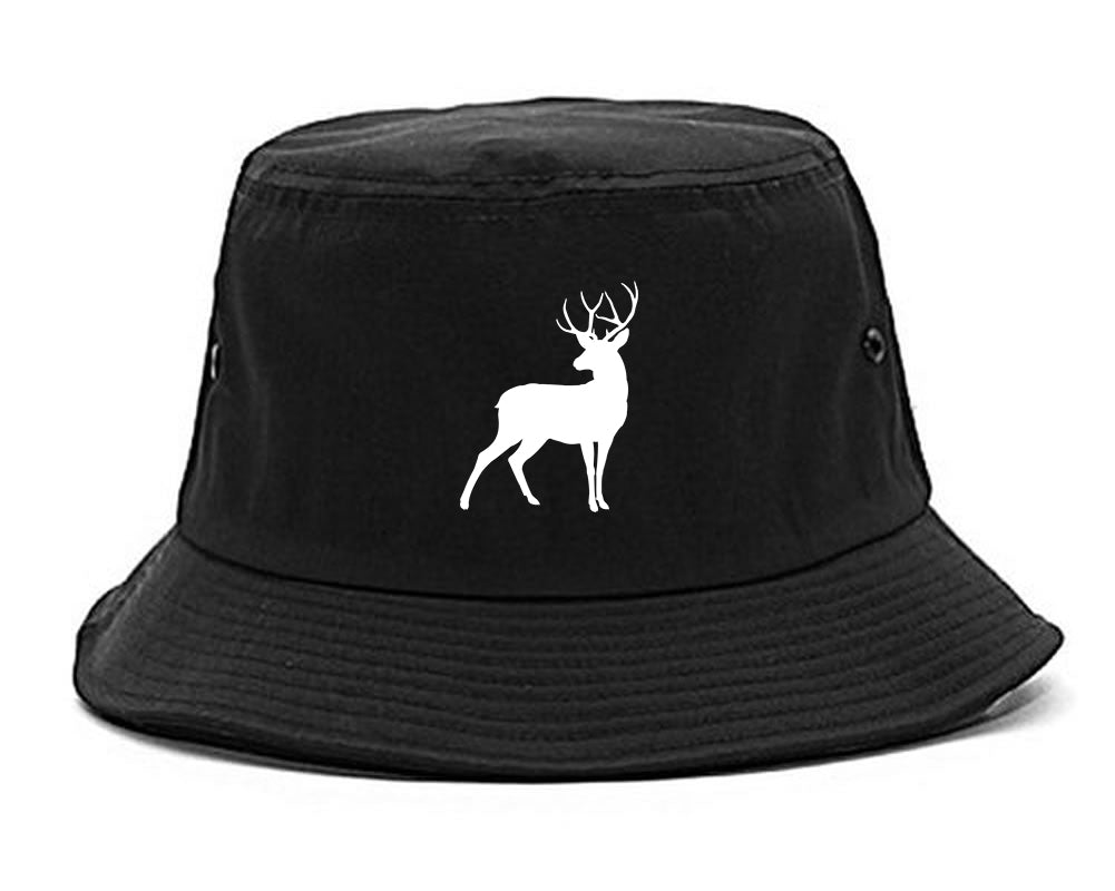 Deer_Hunting_Hunter Mens Black Bucket Hat by Kings Of NY