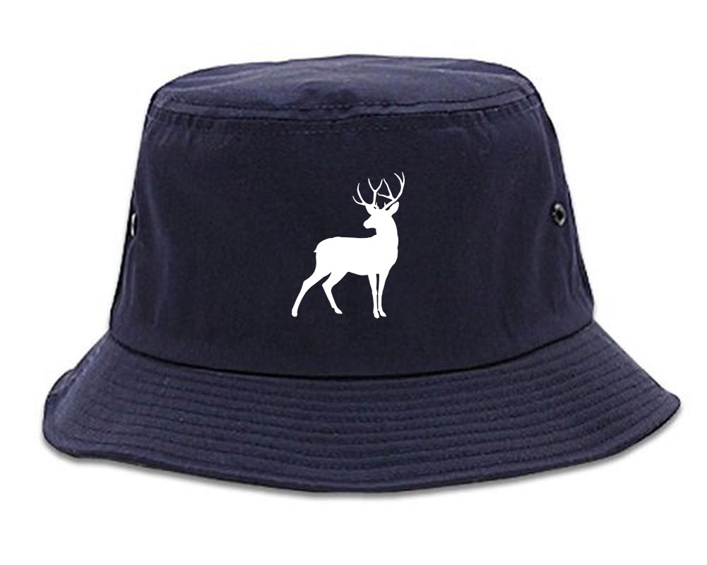 Deer_Hunting_Hunter Mens Blue Bucket Hat by Kings Of NY