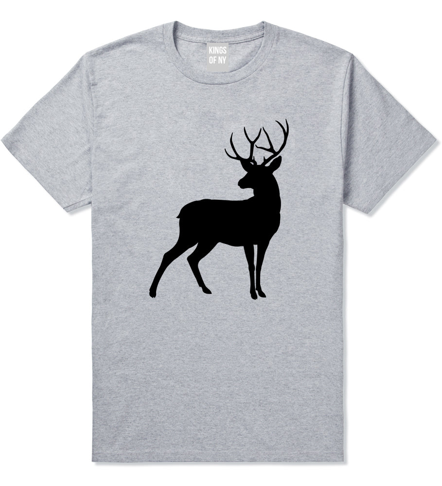 Deer_Hunting_Hunter Mens Grey T-Shirt by Kings Of NY