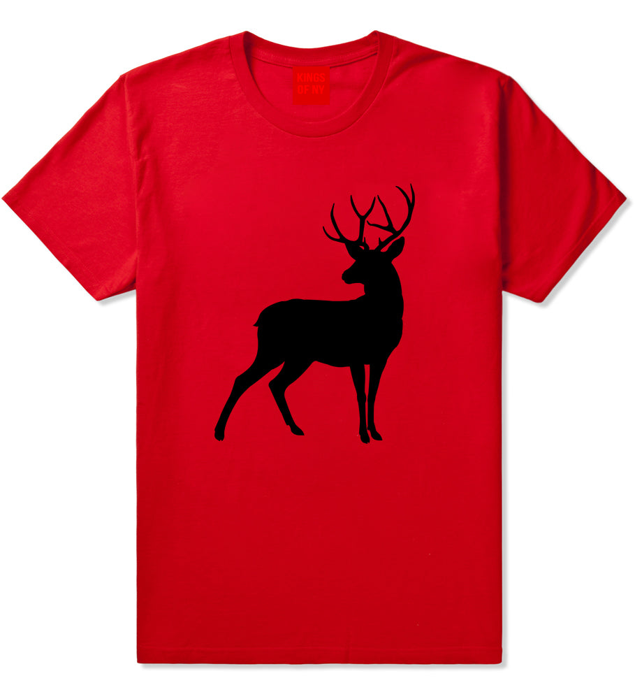 Deer_Hunting_Hunter Mens Red T-Shirt by Kings Of NY