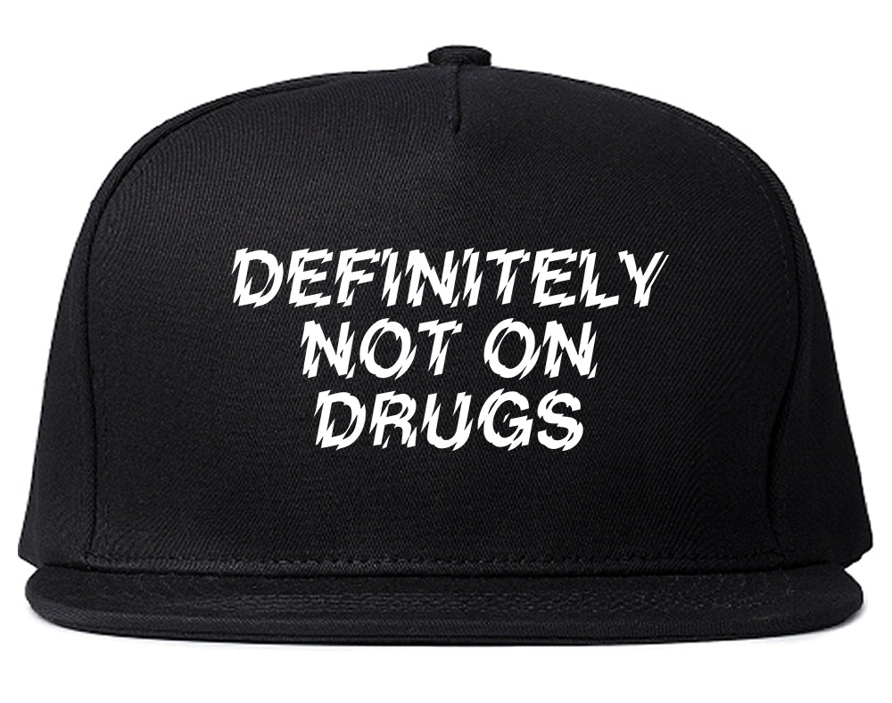Definitely_Not_On_Drugs_Festival Black Snapback Hat