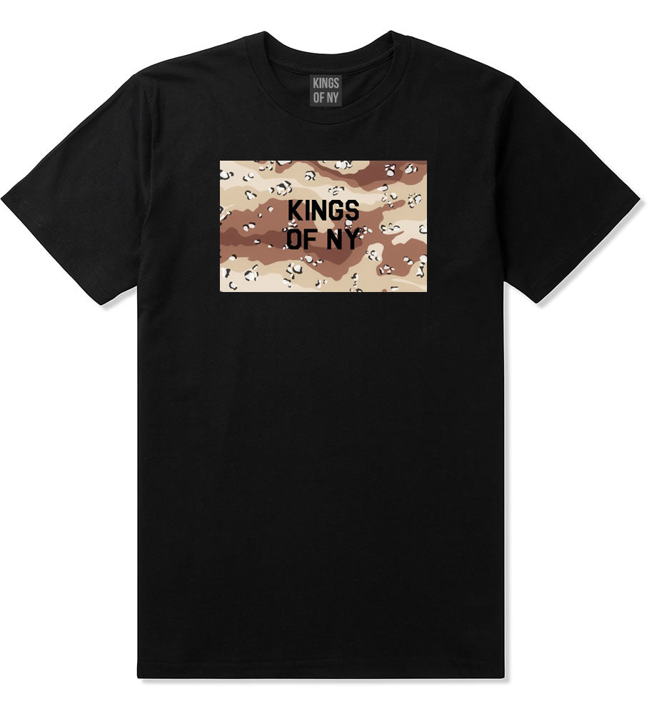 Desert Camo Army T-Shirt in Black