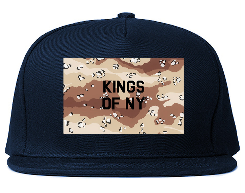 Desert_Camo_Army Blue Snapback Hat