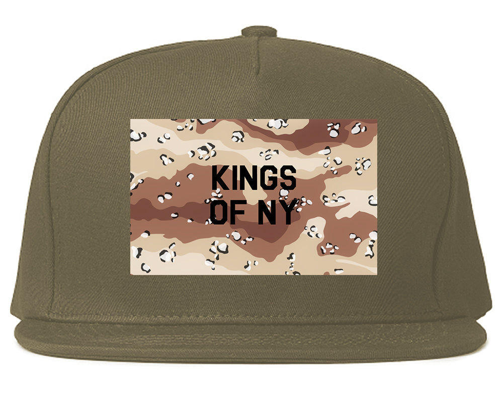 Desert_Camo_Army Grey Snapback Hat