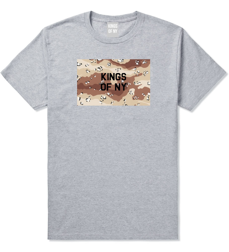 Desert Camo Army T-Shirt in Grey