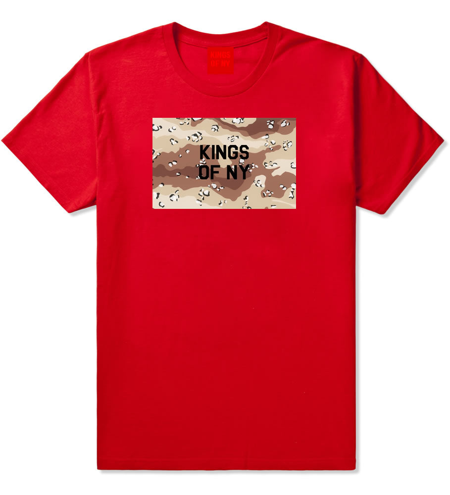 Desert Camo Army T-Shirt in Red