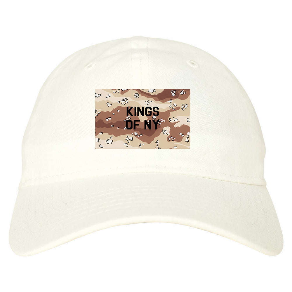 Desert_Camo_Army White Dad Hat