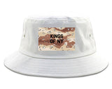 Desert_Camo_Army White Bucket Hat