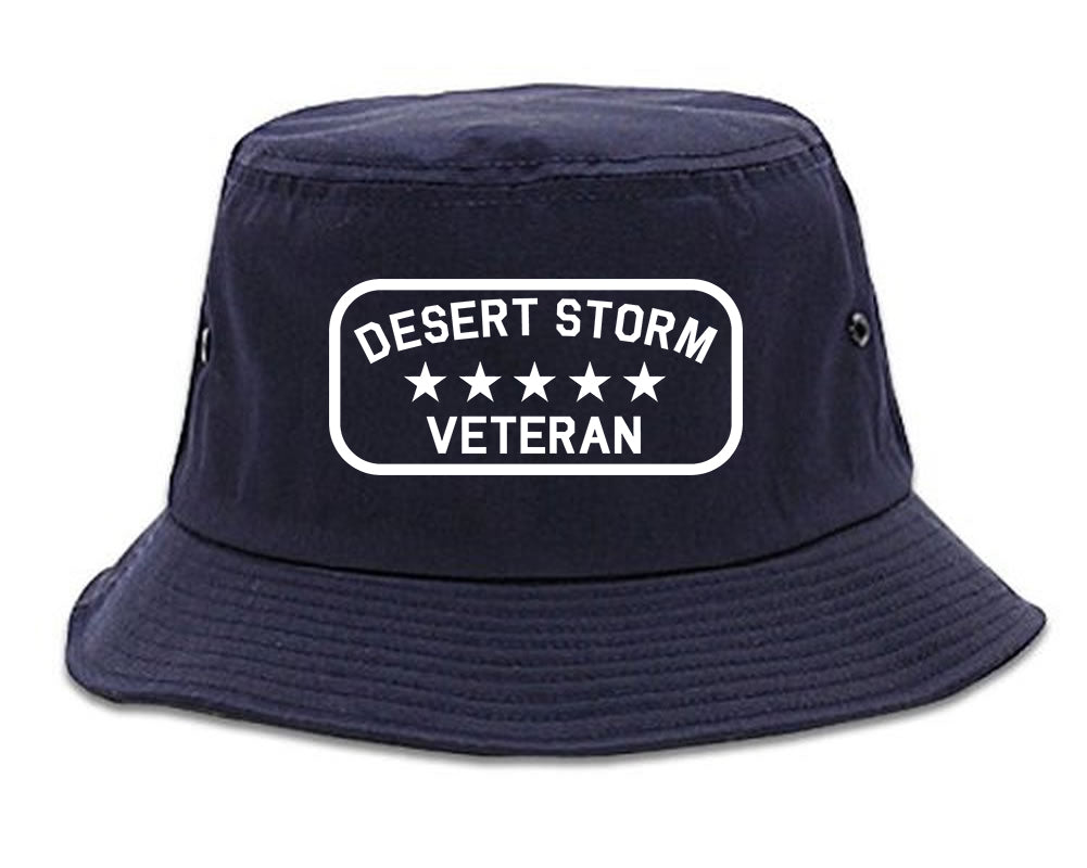Desert_Storm_Veteran Mens Blue Bucket Hat by Kings Of NY