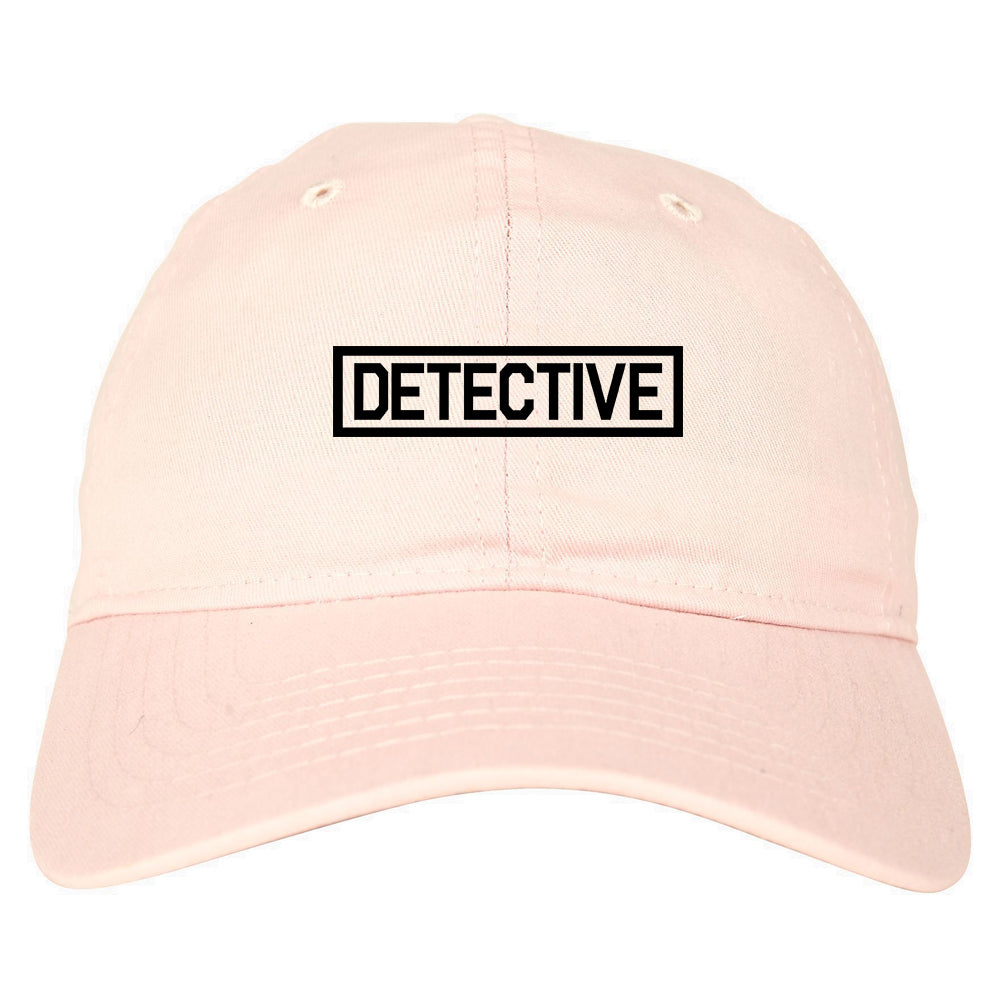 Detective_Box_Logo Mens Pink Snapback Hat by Kings Of NY