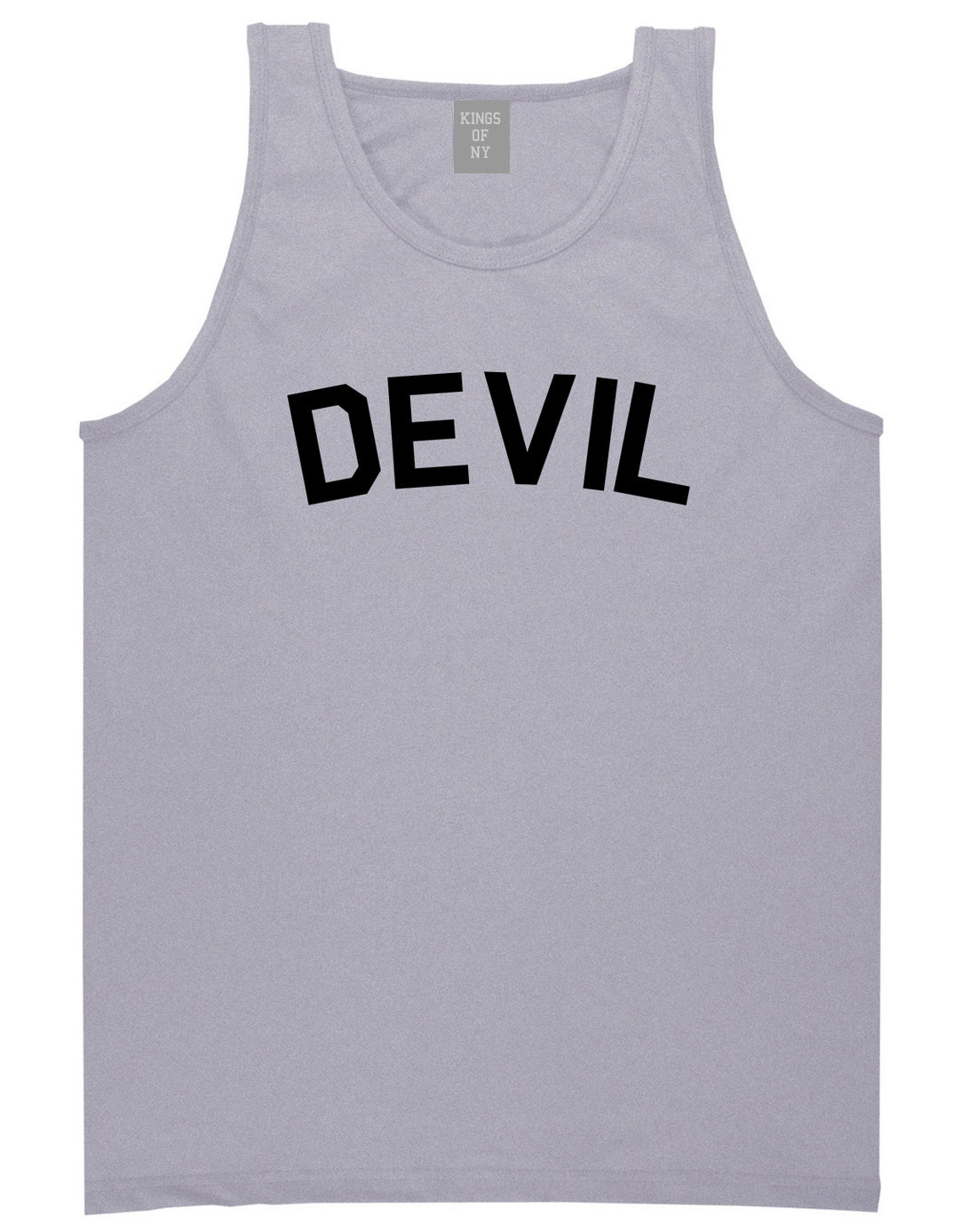 Devil Arch Goth Tank Top Shirt in Grey