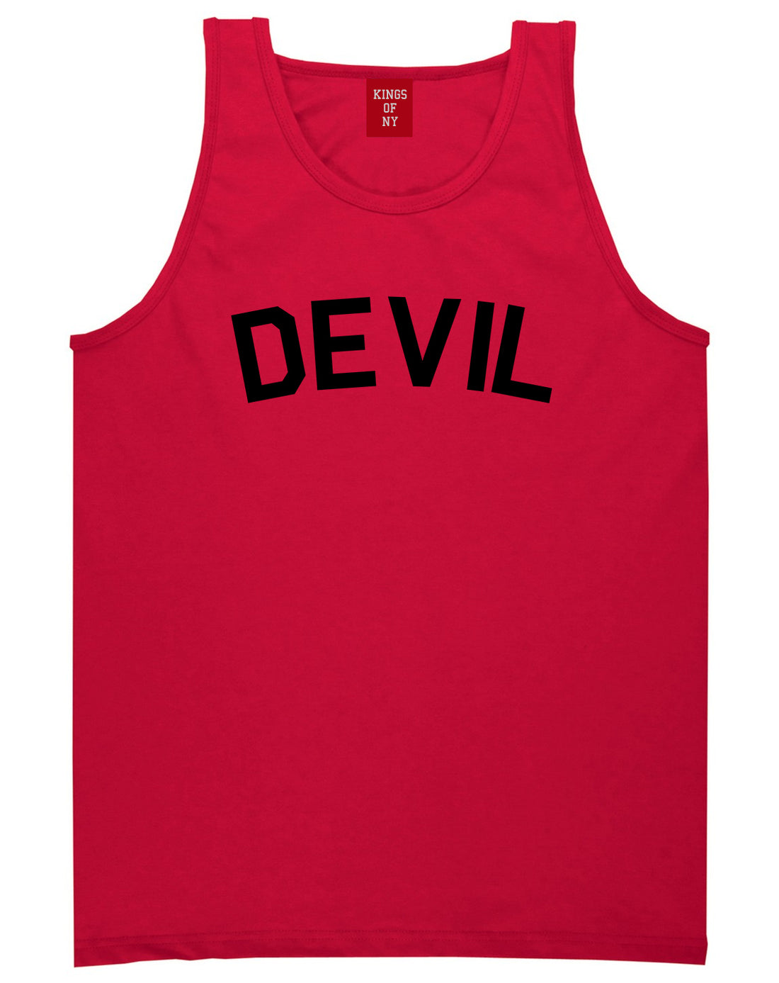 Devil Arch Goth Tank Top Shirt in Red