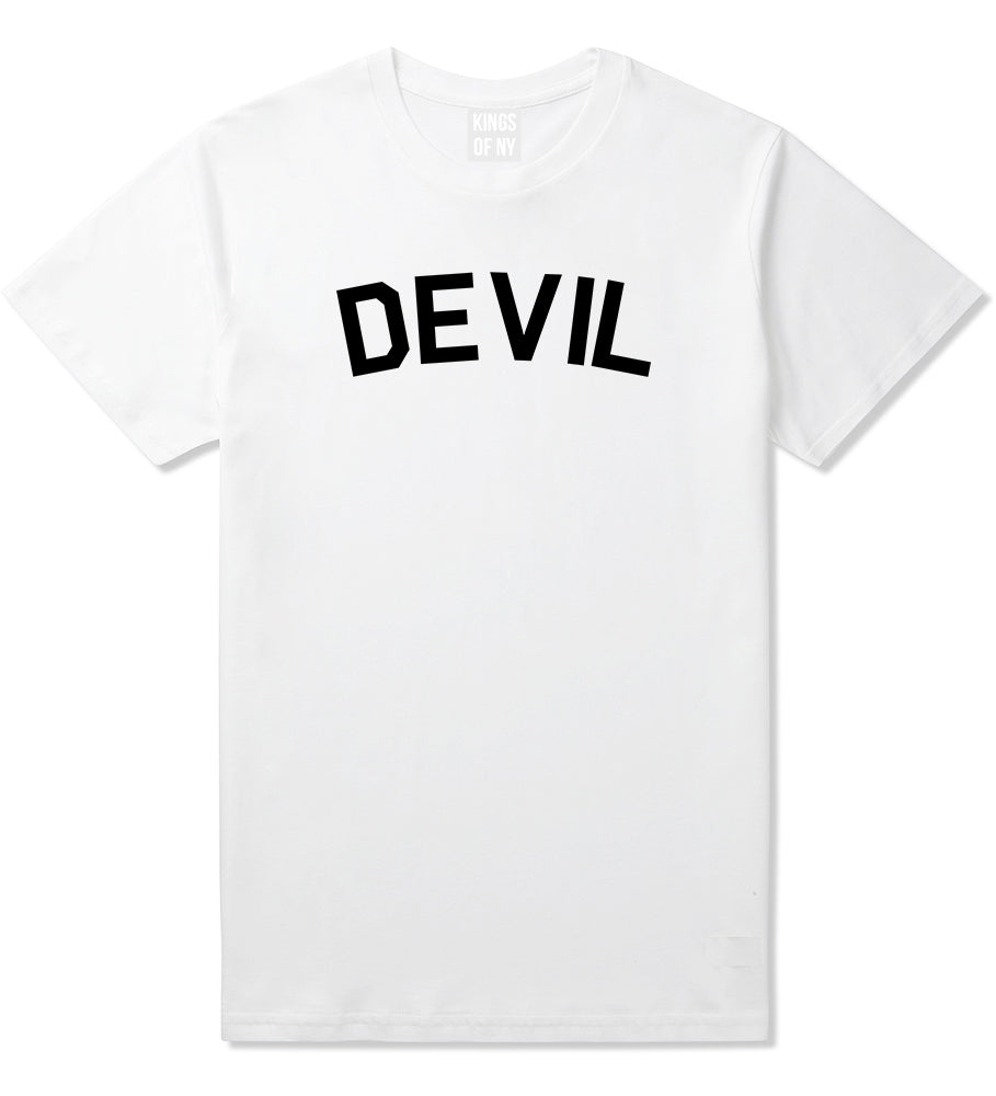 Devil Arch Goth T-Shirt in White