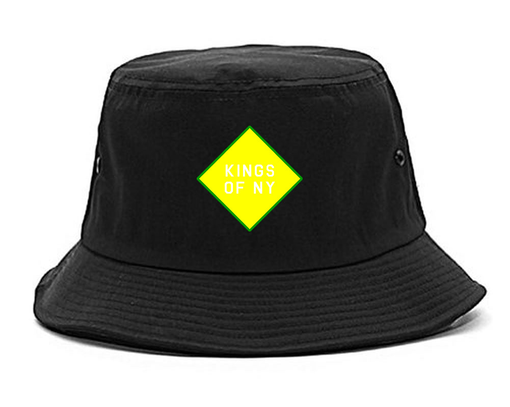 Diamond Logo Mens Bucket Hat Black