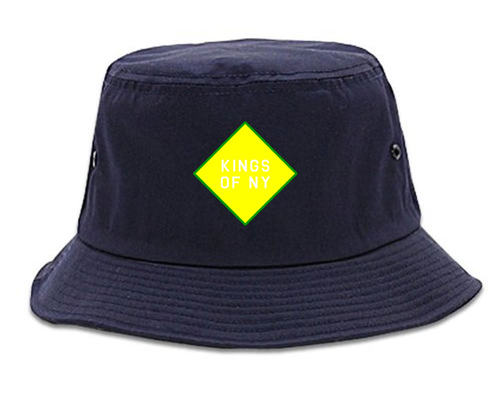 Diamond Logo Mens Bucket Hat Navy Blue