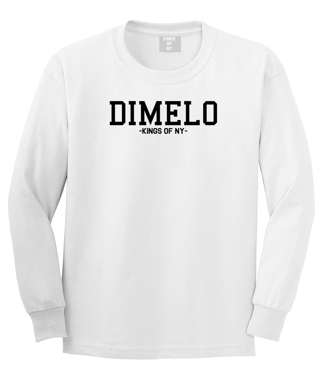 Dimelo Kings Of NY Long Sleeve T-Shirt in White