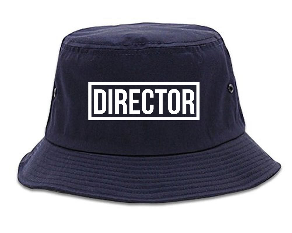 Director_Box Mens Blue Bucket Hat by Kings Of NY