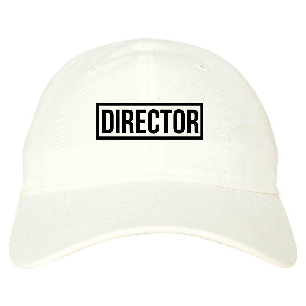 Director_Box Mens White Snapback Hat by Kings Of NY