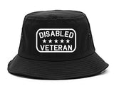 Disabled_Veteran_Army Mens Black Bucket Hat by Kings Of NY