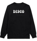 Disco Music Mens Black Crewneck Sweatshirt by Kings Of NY