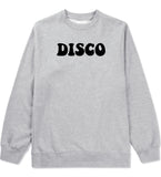 Disco Music Mens Grey Crewneck Sweatshirt by Kings Of NY