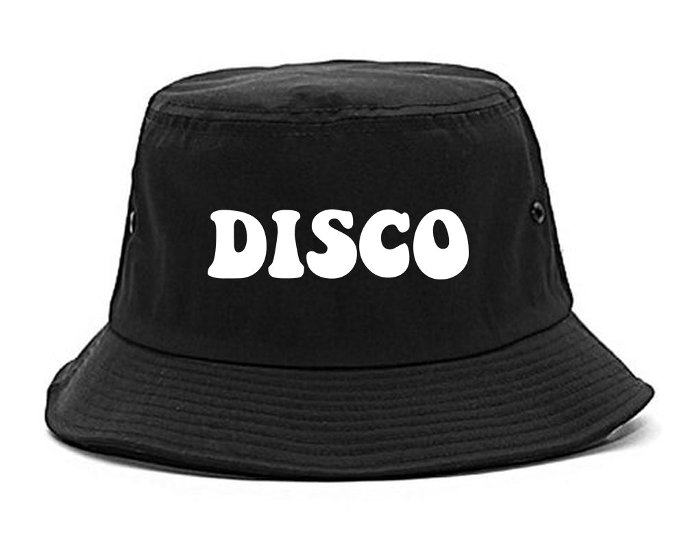 Disco_Music Mens Black Bucket Hat by Kings Of NY
