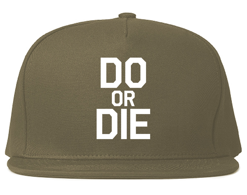 Do Or Die Mens Snapback Hat Grey