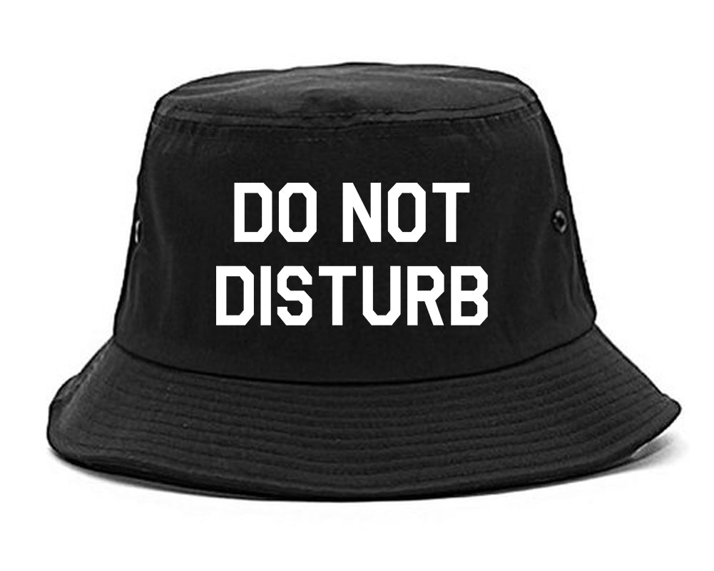 Do_Not_Disturb Mens Black Bucket Hat by Kings Of NY