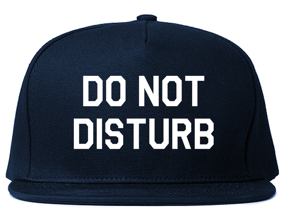 Do_Not_Disturb Mens Blue Snapback Hat by Kings Of NY