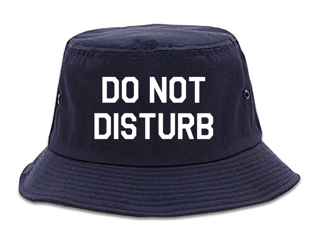 Do_Not_Disturb Mens Blue Bucket Hat by Kings Of NY