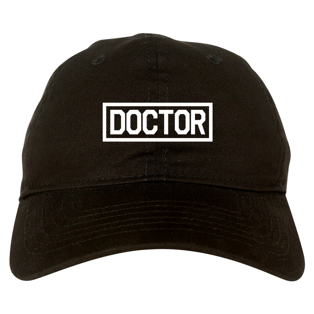 Doctor_Box_Logo Mens Black Snapback Hat by Kings Of NY