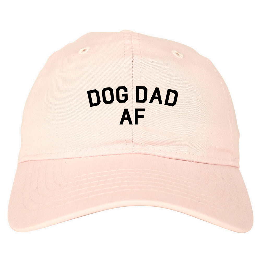 Dog Dad Af Daddy Mens Dad Hat Baseball Cap Pink