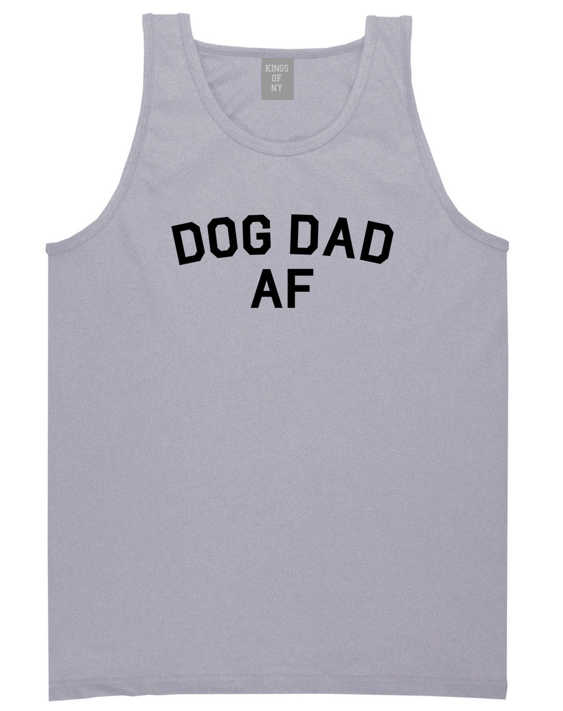 Dog Dad Af Daddy Mens Tank Top Shirt Grey