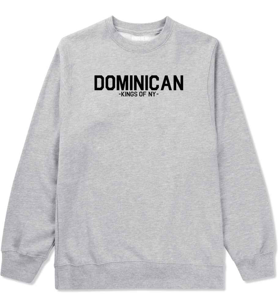 Dominican Kings Of NY Mens Crewneck Sweatshirt Grey